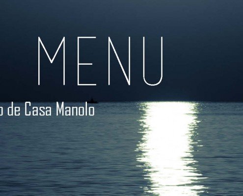 RESTAURANTE CASA MANOLO. ESTRELLA MICHELÍN. Chef Manuel Alonso. Moon Menú